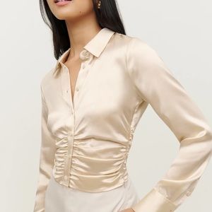 Reformation Kendall Silk Top - NWOT